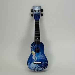 First Act Disney Princess Cinderella Soprano‎ Ukulele Blue Acoustic Toy Guitar